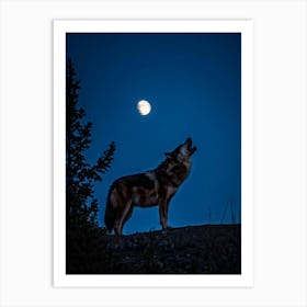 Howling Wolf 10 Art Print