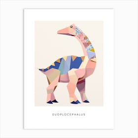 Nursery Dinosaur Art Euoplocephalus 1 Poster Art Print