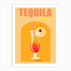 Tequila Sunrise Art Print