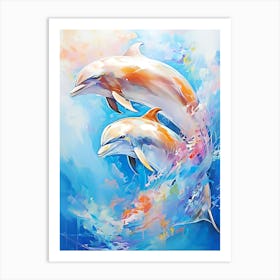 Dolphins Art Print