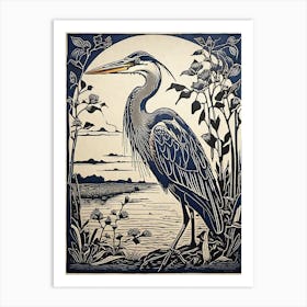 Heron Art Print