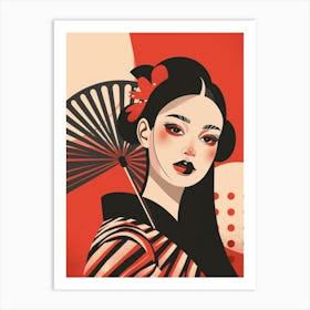 Geisha 4 Art Print