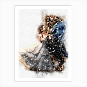 Beauty And The Beast Canvas Art Art Print