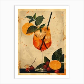 Aperol Spritz Orange 91 Art Print