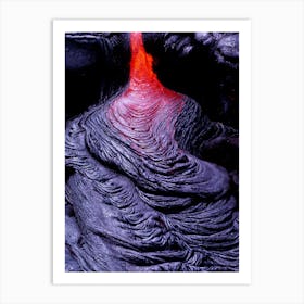 Lava Flow Art Print