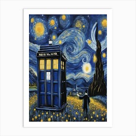 Van Goth tardis 1 Art Print