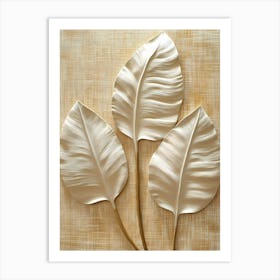 Three Leaves Art Print