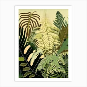 Gossamer Fern Rousseau Inspired Art Print