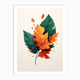 Autumn Leaves 19 Art Print