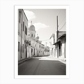 Nazareth, Israel, Photography In Black And White 1 Art Print