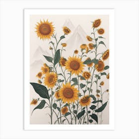 Yellow Sunflowers Art Print