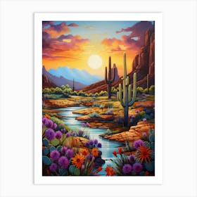 Arizona landscape Art Print