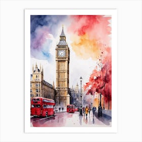 Big Ben In London 1 Art Print