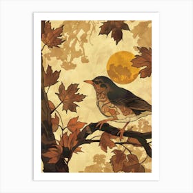 Autumn Robin Art Print