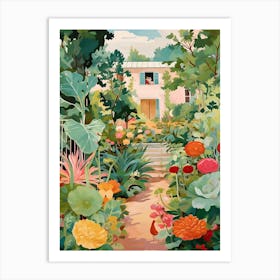 House Garden 3 Art Print