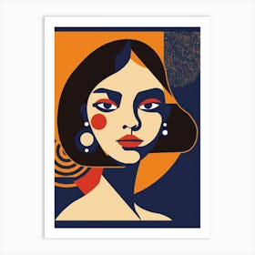 Portrait Of A Woman 516 Art Print