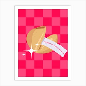 Think Big Fortune Cookie Art Print