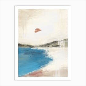 Abstract Lagoon Art Print