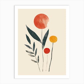 Atomic Radiance Mid Century Style Art Print