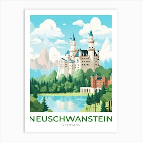 Germany Neuschwanstein Travel Art Print