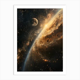 Nasa painting Art Print