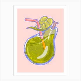 Juicy Pear Art Print