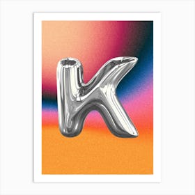 Chrome K Poster Art Print