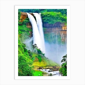 Laxapana Falls, Sri Lanka Majestic, Beautiful & Classic (3) Art Print