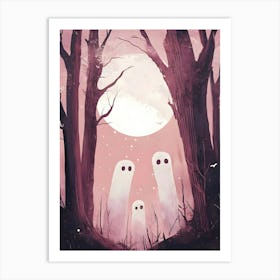 Ghosts In The Woods 2 Art Print