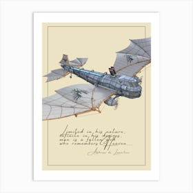 Steampunk Aviation Poster Art Print