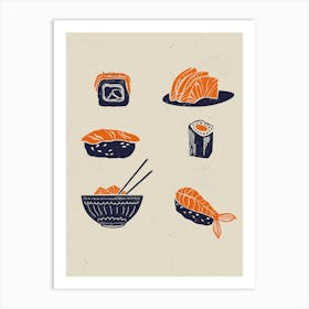 Japanese Cuisine Art Print