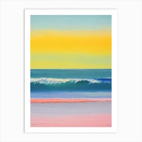 Cable Beach, Australia Bright Abstract Art Print