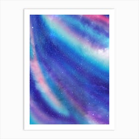 Synthwave neon space #13 - Galaxy Background Art Print