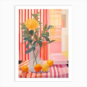 Flower Still Life Painting 5 Art Print