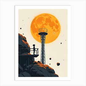 Space Station Art Print