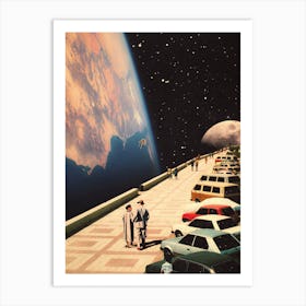 Space Promenade Art Print