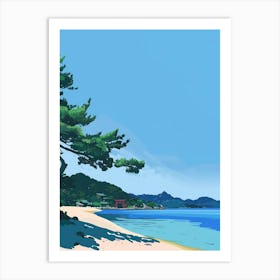 Ise Japan 4 Colourful Illustration Art Print