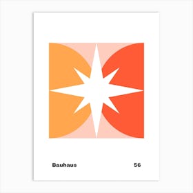 Geometric Bauhaus Poster 56 Art Print