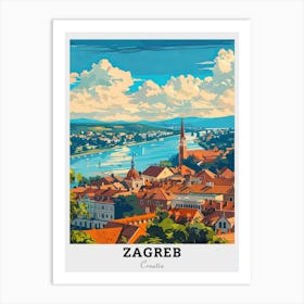 Zagreb Croatia Travel Art Print