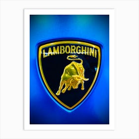 Lamborghini Emblem 1 Art Print