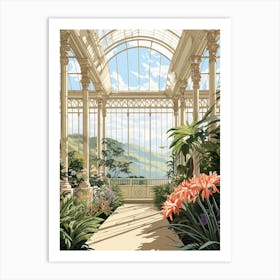 Longwood Gardens Usa Illustration 2 Art Print