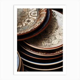 Collection Of Plates 4 Art Print