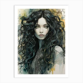 'Dark Beauty' Art Print