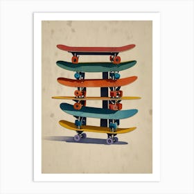 Skateboards Affiche