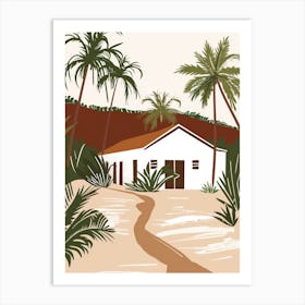 House In The Sand Art Print