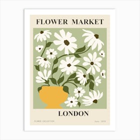 Flower Market London 1 Art Print