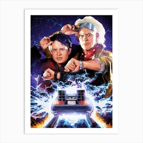 Back To The Future II Art Print