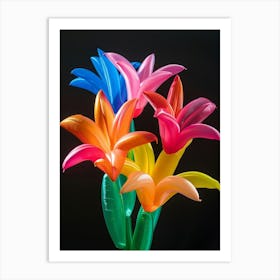 Bright Inflatable Flowers Kangaroo Paw 2 Art Print