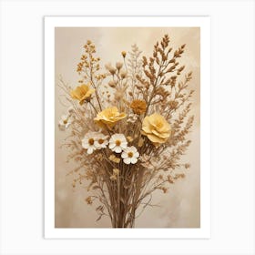 Fleurs Sechees, Dried Flowers Exhibition Poster 23 Art Print (10) Art Print