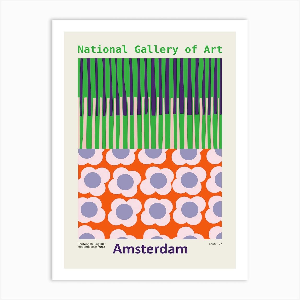 National Gallery Of Art Amsterdam Art Print by DESIGN D'annick Fy